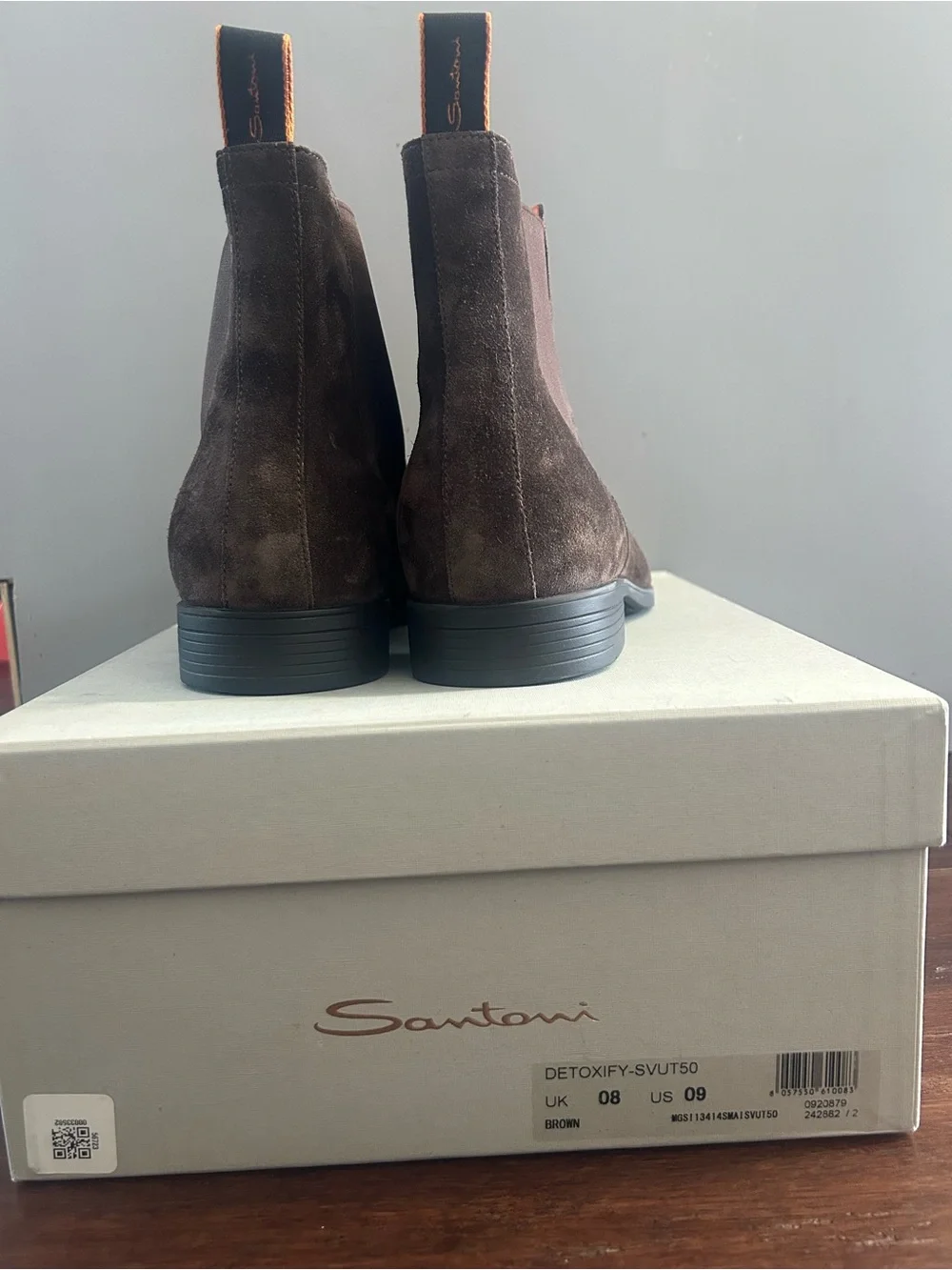 Brown Suede Chelsea Boots